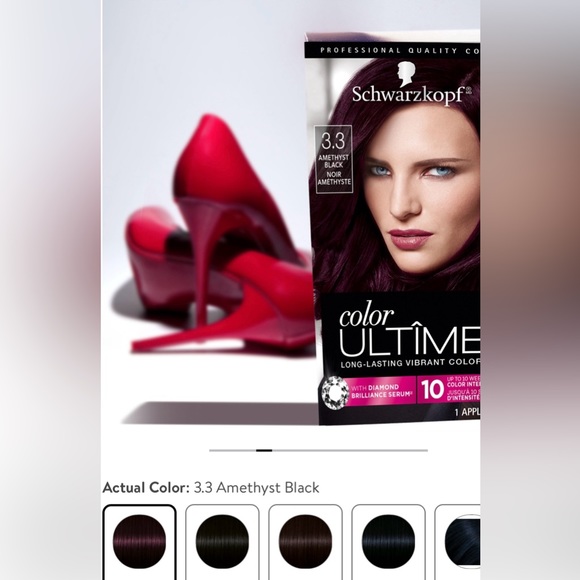 schwarzkopf Other - Schwarzkopf Color ULTIME Amethyst Black color #3.3 1 box